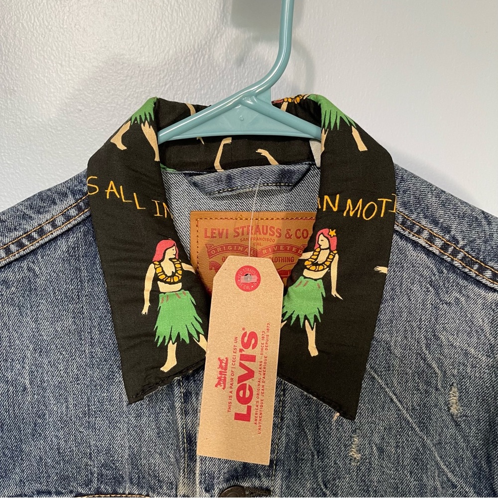 Levi’s. Men’s brand new with tag special edition Hula dancer denim jacket - Picture 12 of 13